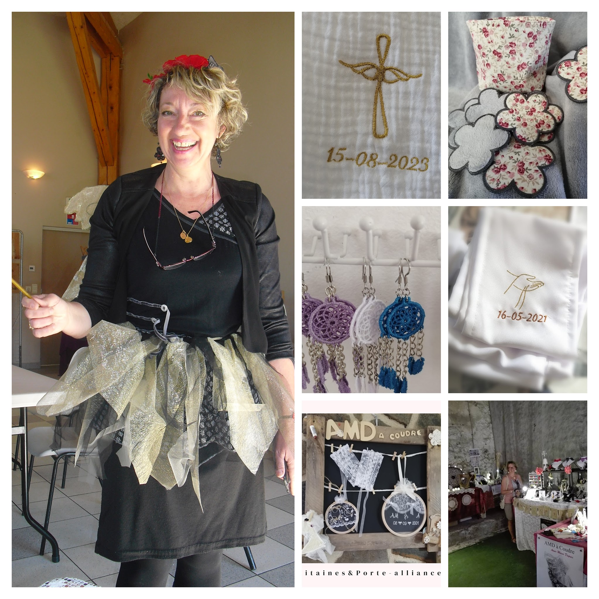 anne marie couture et broderie autour de la dentelle